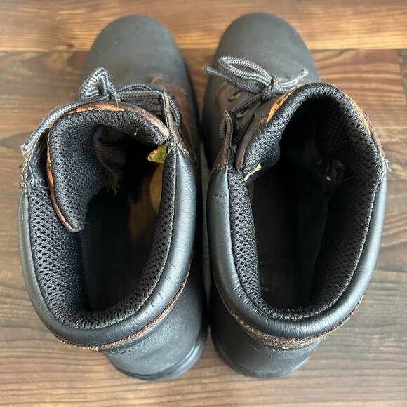 Timberland PRO Men's Steel Toe Work Boots Size 13 W Black Brown Waterproof GUC - Picture 7 of 16